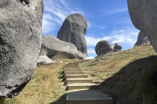 Castle Hill in the South Island, New Zealand