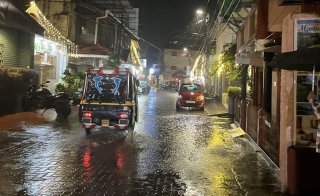 Monsoon season in Kochi, India